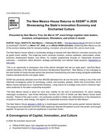 The New Mexico at the New Mexico House in Austin during SXSW 2025. Photo courtesy of NM House.