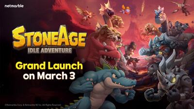 NETMARBLE HARI INI LUNCURKAN "STONEAGE IDLE ADVENTURE" SECARA GLOBAL
