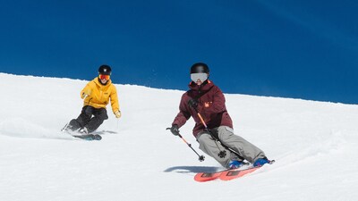 Skiers at Whistler Blackcomb Skiers at Whistler Blackcomb