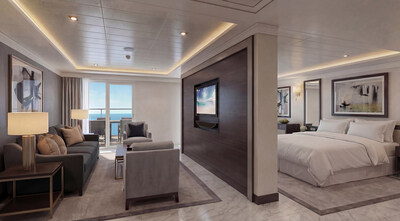 Private villas aboard Avora Lumina are designed as true floating residences—featuring expansive ocean views, premium finishes, and the space and privacy of a luxury home at sea.