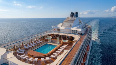 Avora Lumina’s expansive pool deck and open-air terraces anchor a suite of thoughtfully reimagined amenities, including upgraded dining venues and dedicated spaces for work and connection. Avora Lumina’s expansive pool deck and open-air terraces anchor a suite of thoughtfully reimagined amenities, including upgraded dining venues and dedicated spaces for work and connection.