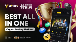 BYDFi Named Best All-in-One Crypto Trading Platform at Crypto Expo Europe, Extending Awards Momentum