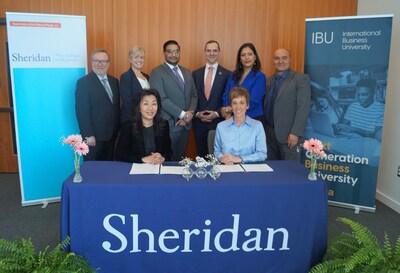 IBU and Sheridan Group MOU Signing (CNW Group/International Business University) IBU and Sheridan Group MOU Signing (CNW Group/International Business University)