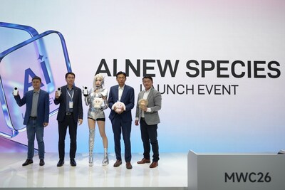 ZTE AI New Species Event at MWC Barcelona 2026 (PRNewsfoto/ZTE Corporation)