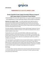 GNPCA news release, Impact Study