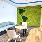 Mixed Moss Map in a Corporate Office