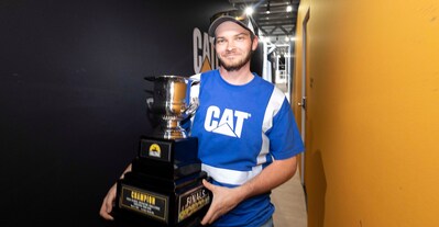 Brian Hayden from the United States of America was named Caterpillar’s Global Operator Challenge Champion.