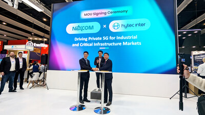 NEXCOM and Hytec Inter Driving Private 5G for Industrial and Critical Infrastructure Markets (PRNewsfoto/NEXCOM International Co., Ltd.)