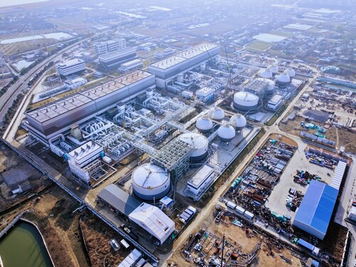 World's Largest CAES Station in Jiangsu with Shanghai Electric Equipment (PRNewsfoto/Shanghai Electric)
