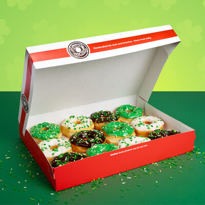 Shipley Donuts' St. Patrick's Day Lucky Dozen Donut Box Shipley Donuts' St. Patrick's Day Lucky Dozen Donut Box