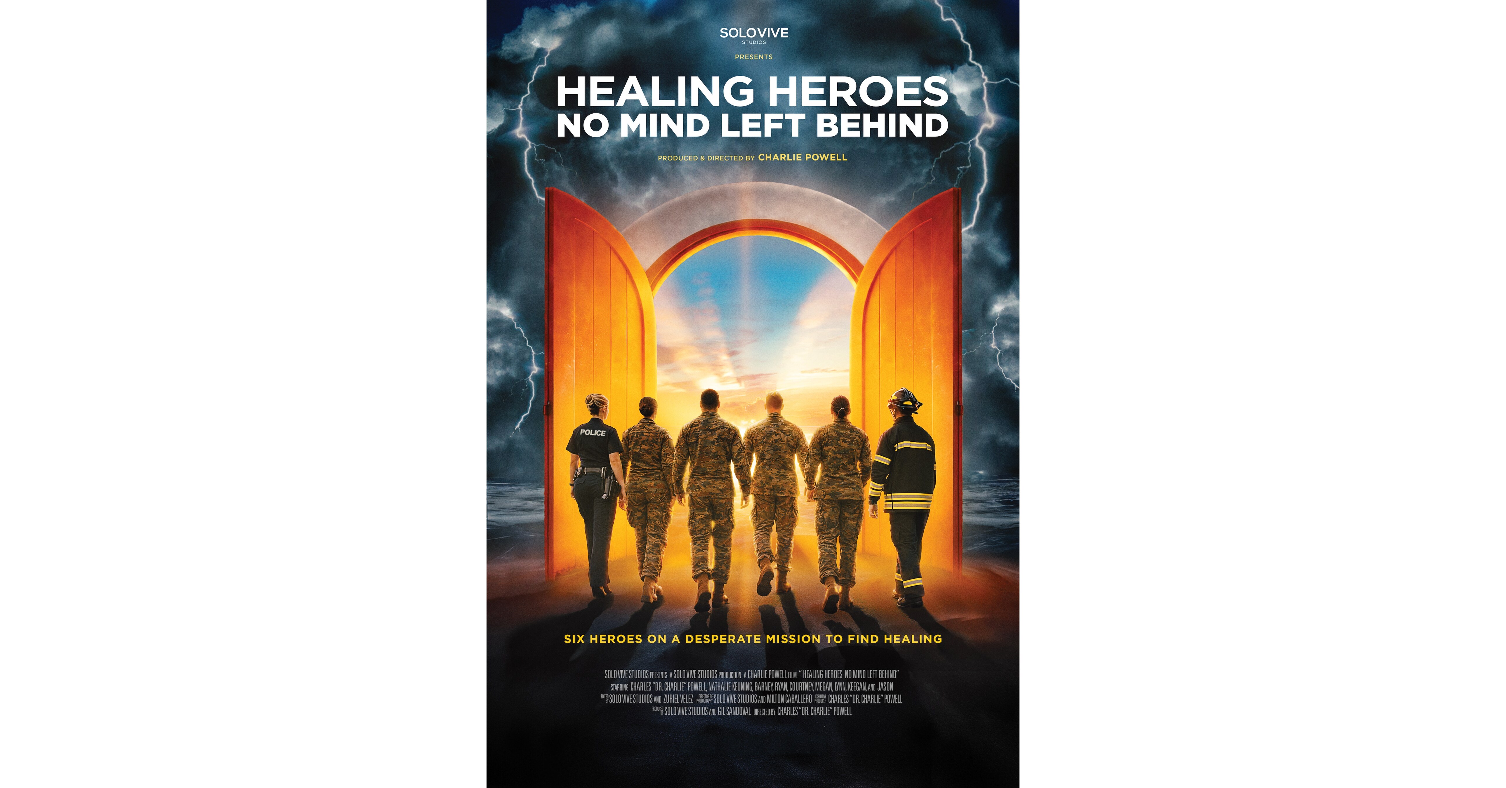 "HEALING HEROES NO MIND LEFT BEHIND" ANNOUNCES WORLD PREMIERE IN DALLAS ON MARCH 25
