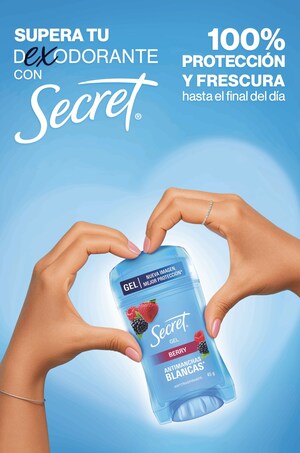Secret impulsa la iniciativa para dejar atrás el "dEXodorante" y presenta Secret Gel con protección invisible