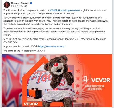 HOUSTON ROCKETS x VEVOR
