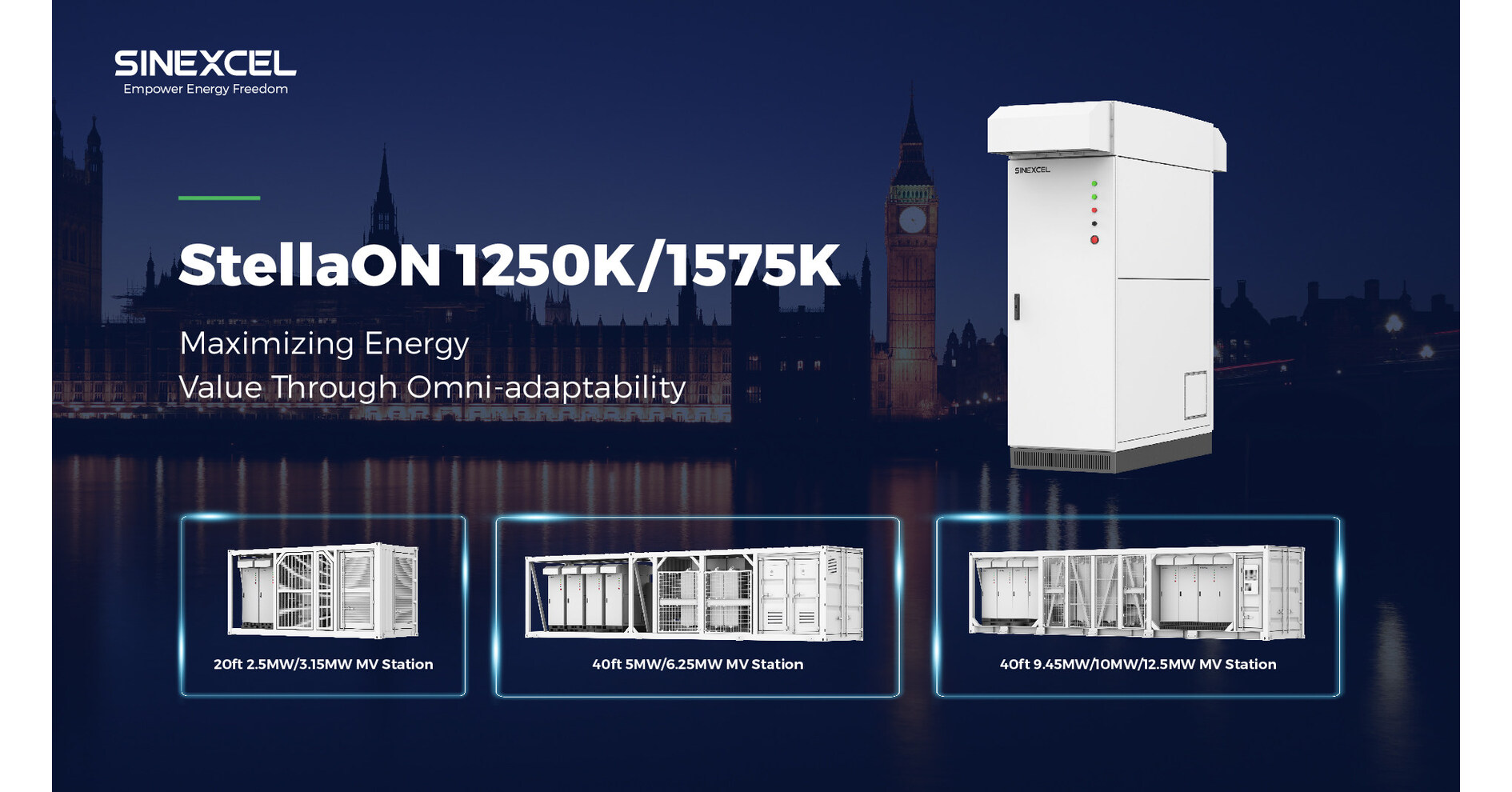 Les syst&egrave;mes StellaON 1250K et 1575K de SINEXCEL obtiennent les certifications EN 62477, EN 50549 et EN IEC 61000, acc&eacute;l&eacute;rant ainsi la transition &eacute;nerg&eacute;tique europ&eacute;enne