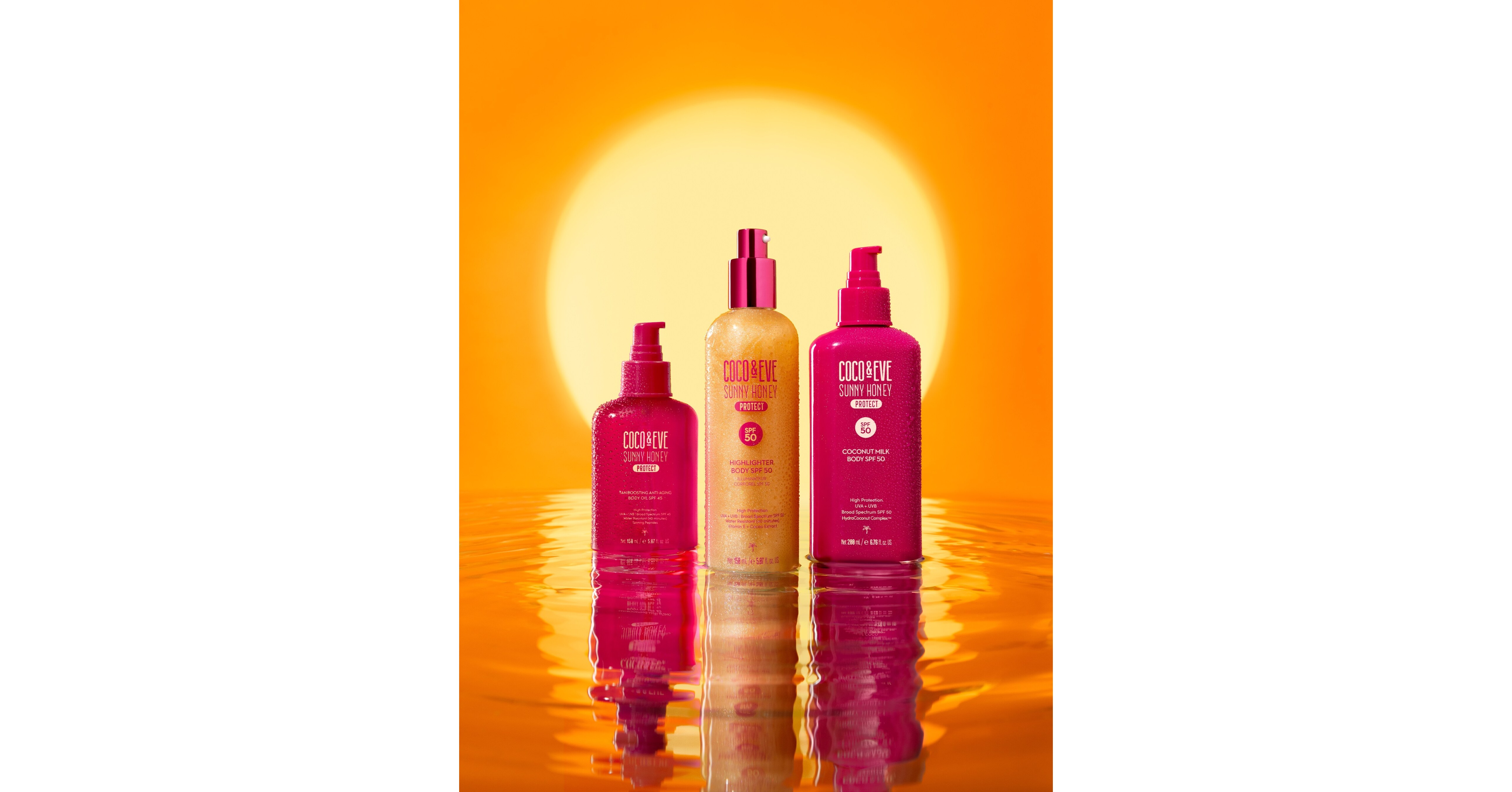 From the Self-Tan Experts: Coco & Eve Launches Sunny Honey Protect, a Glow-First SPF Collection