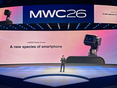 아너 최고경영자, MWC 2026 기조연설서 Robot Phone 공개… 인간 중심 AI 비전 제시