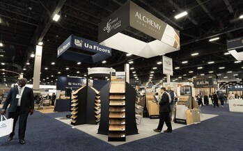U.S. Building Materials Sales Alliance booth at The International Surface Event (TISE) 2026, Mandalay Bay Convention Center, Las Vegas, NV.
