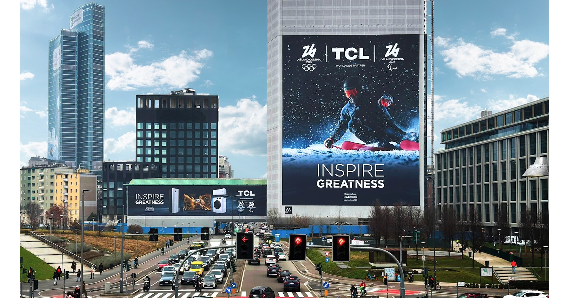 TCL Sparks Inspiration Across Italy with Olympic Winter Games Themed OOH Campaign and Brand Activations