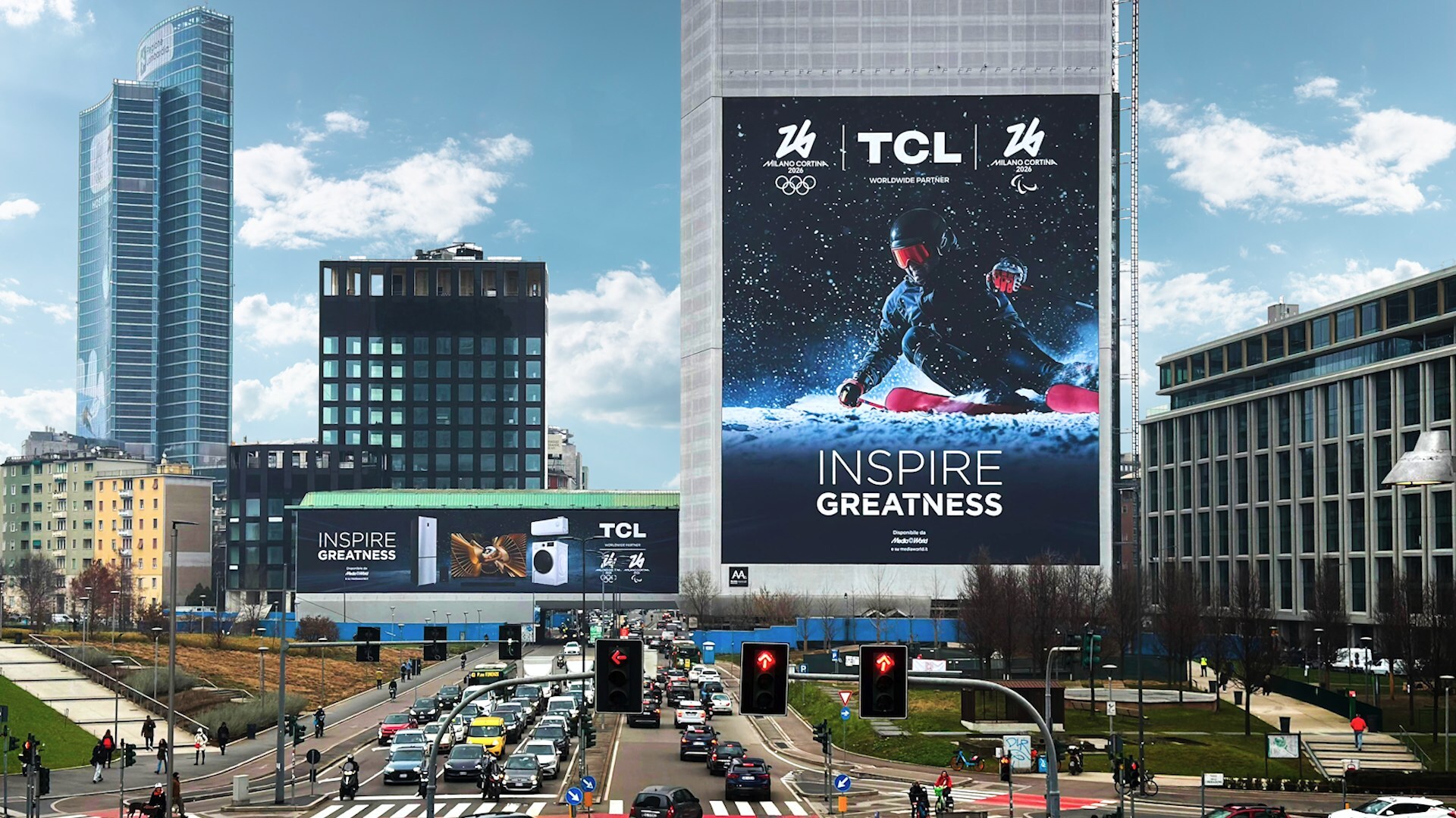 TCL Sparks Inspiration Across Italy with Olympic Winter Games Themed OOH Campaign and Brand Activations