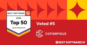 Consensus Named One of G2's Top 5 Sales Software Platforms of 2026, Proving Demo Automation is Now a Must-Have in Every GTM Stack
