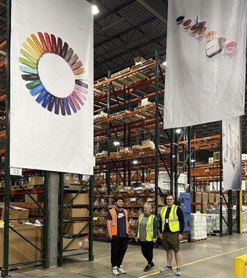 The Barrett Distribution Centers team celebrates the successful go-live of About-Face operations at Barrett’s Hickory Hill fulfillment facility in Memphis, Tenn.