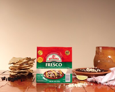 Empaque actualizado de Queso Fresco V&V Supremo® 2.Queso Fresco V&V Supremo® (PRNewsfoto/V & V Supremo Foods, Inc.)
