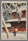 Zojo Temple, Shiba Twenty Views of Tokyo, 1925