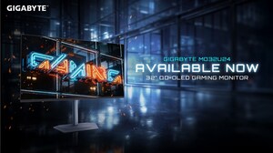 GIGABYTE เปิดตัวจอเกมมิ่ง QD-OLED ขนาด 32 นิ้ว ความละเอียด 4K รีเฟรชเรต 240Hz รุ่น MO32U24 พร้อมวางจำหน่าย มอบประสบการณ์ภาพลื่นไหลระดับสูงสุด