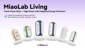 MiaoLab Launches Living Series with Tower Power Strip - Meeting Your Desk's Buddy That Bounces Back