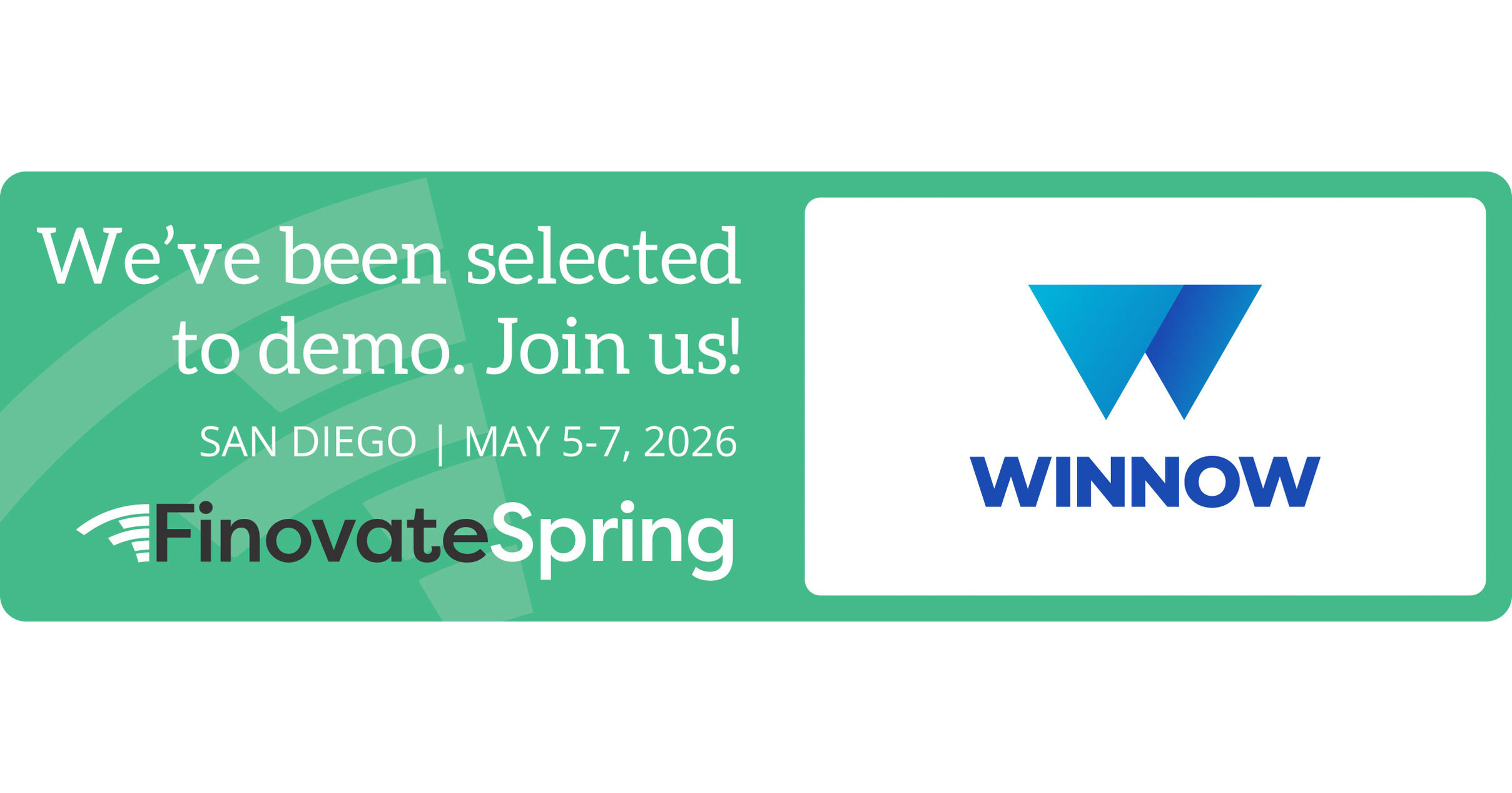 Winnow to Showcase New Legal AI Capabilities at FinovateSpring 2026