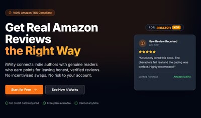 iWrity Gives Indie Authors a Way to Exchange Honest Amazon Reviews and Build Real Visibility