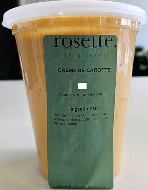 Mise en garde à la population - Présence non déclarée de blé et de soya dans divers mets préparés et vendus par l'entreprise Rosette prêt-à-manger