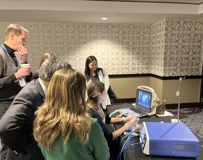 Specialists exploring Baird Medical's MWA technology