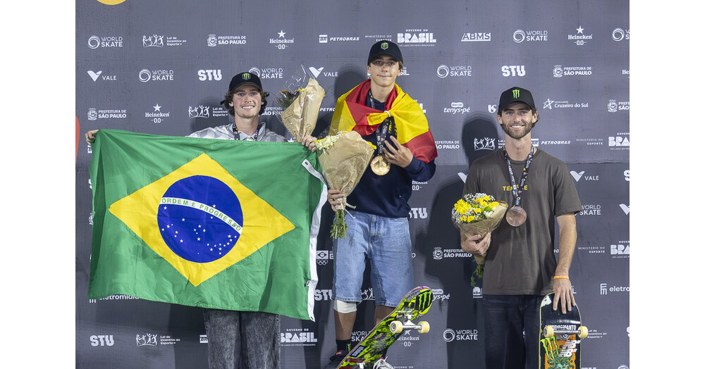 Monster Energy Team Riders Claim Titles in Key Events at WST Skateboarding World Championships in São Paulo
