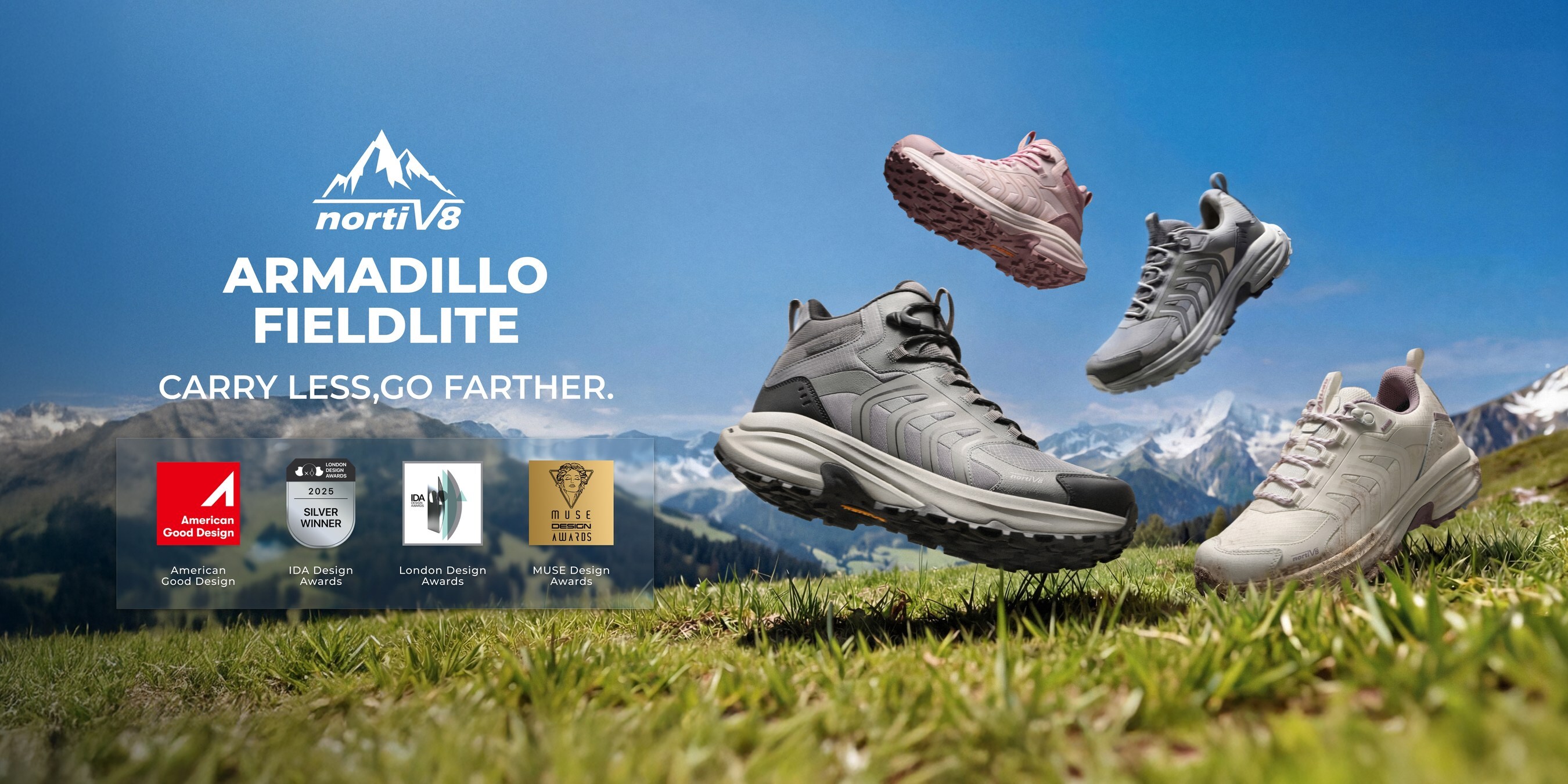 NORTIV 8 Launches Armadillo FieldLite™: Trail-Ready, Street-Savvy, Ultra-Light Hiking Footwear
