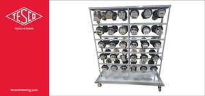 TESCO Metering Introduces Model 749 Utility Meter Storage Rack for Electric Utility Meter Shops