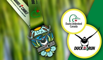 The 2026 medal is a woodland style design reflecting a connection between spirit, animals, nature and people. It was designed by Justine Proulx, a long-time DUC supporter and an Indigenous tattoo and mural artist whose Métis identity is rooted in Ojibwe and Cree ancestry. (CNW Group/Ducks Unlimited Canada)