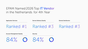 EPAM Named 2026 Top IT Vendor in the Netherlands for 4th Year