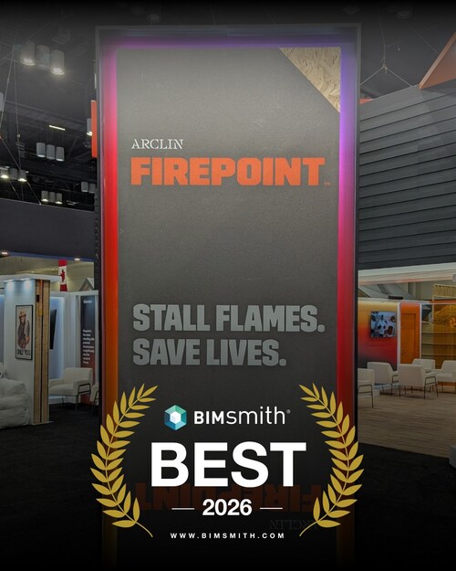 Firepoint receives the BIMsmith Best 2026 award at IBS, selected by a jury of architects for innovation and performance.