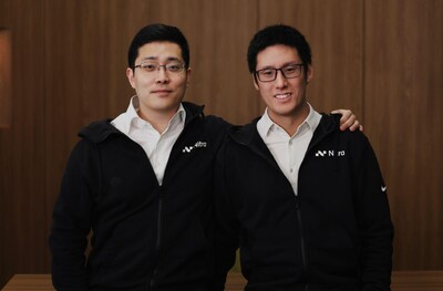 (Tim Hwang, left, with Jonathan Chen)