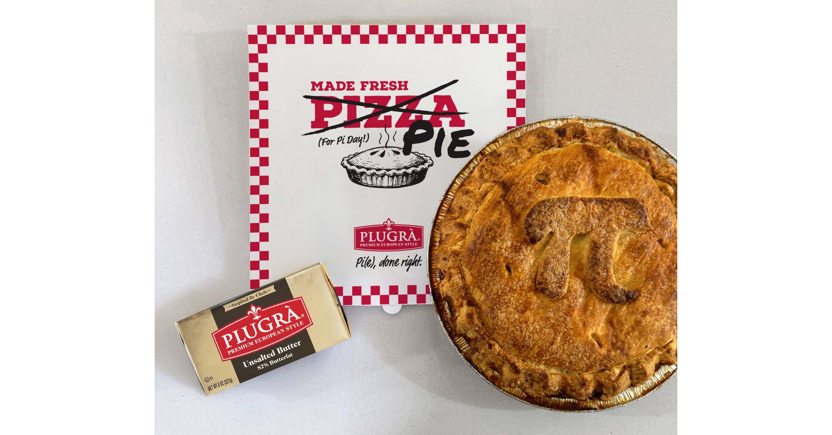 Plugrà® Premium European-Style Butter Solves for Pi - with Pie!