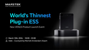 MARSTEK Launches VENUS B -- The World's Thinnest Plug-in ESS -- Redefining the Future of Plug-in Energy