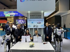 AGIBOT signs strategic cooperation agreement with Singtel Enterprise