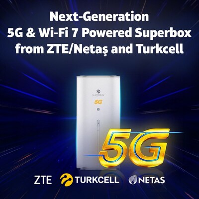 A Turkcell e a ZTE/Neta? firmaram uma parceria estratégica para o desenvolvimento do Superbox de última geração, com suporte 5G e Wi-Fi 7. (PRNewsfoto/ZTE Corporation) A Turkcell e a ZTE/Neta? firmaram uma parceria estratégica para o desenvolvimento do Superbox de última geração, com suporte 5G e Wi-Fi 7. (PRNewsfoto/ZTE Corporation)