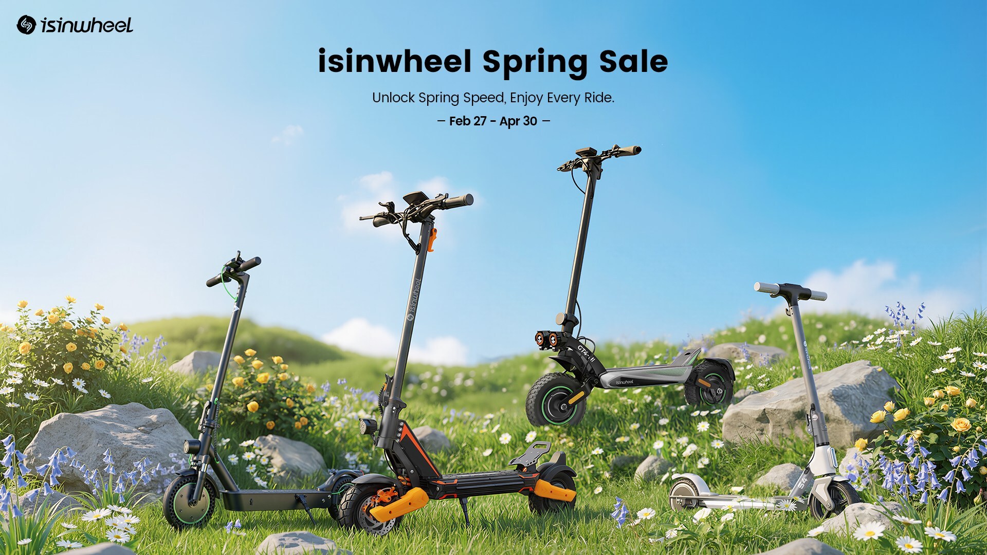 isinwheel startet Frühlingsinitiativen in ganz Großbritannien und Europa