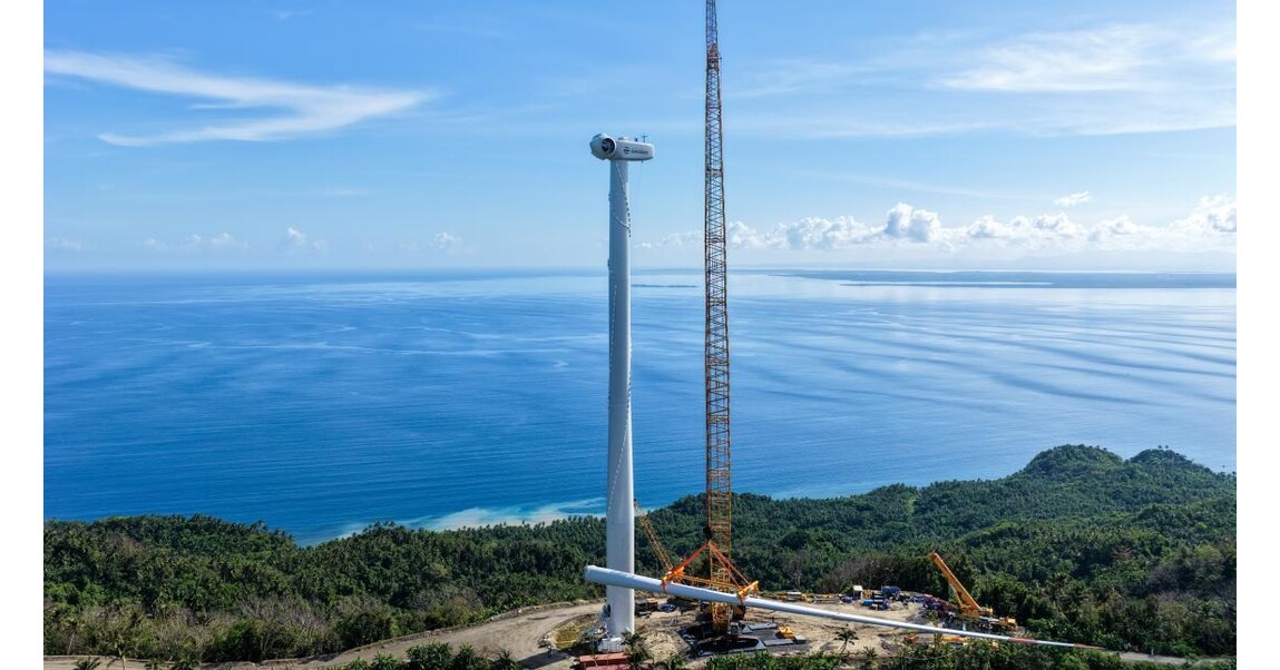 Envision Energy Memasang Turbin Angin PLTB Terbesar untuk Pasar Internasional yang Berlokasi di Filipina, Dorong Masa Depan Energi Terbarukan
