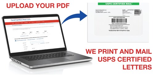 Send Certified Mail Online | Same-Day Print and Mail Online Service