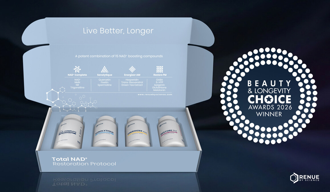 Renue By Science Wins Precision Recovery & Performance Award at the 2026  INNOCOS Wellness & Longevity CHOICE Awards