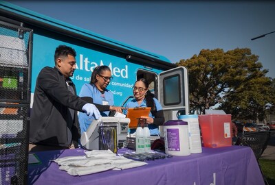 AltaMed Health Services employees operate a mobile health unit in the community. AltaMed Health Services employees operate a mobile health unit in the community.
