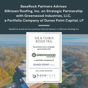 BaseRock Partners Advises Silktown Roofing, Inc. on Strategic Partnership with Greenwood Industries, LLC, a Portfolio Company of Dunes Point Capital, LP